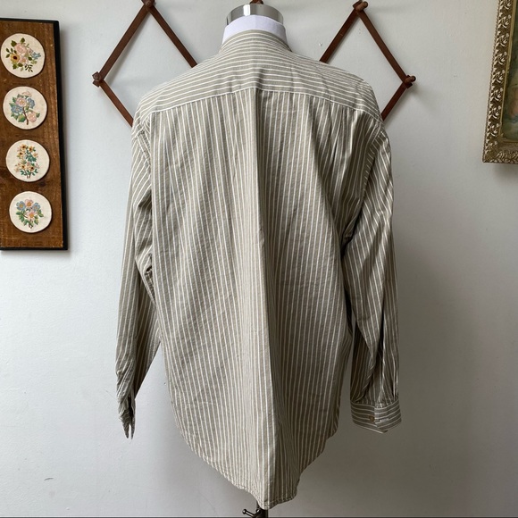 J. Peterman Mandarin Collar Button Down Shirt - Picture 8 of 15